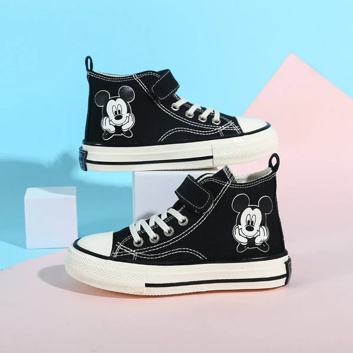 Micky Mouse Printed Lace Up Shoes