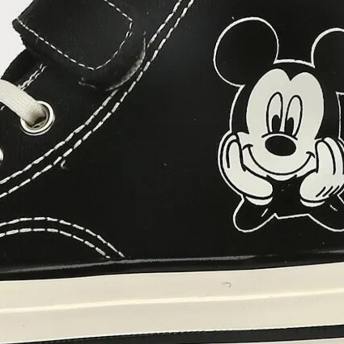 Micky Mouse Printed Lace Up Shoes