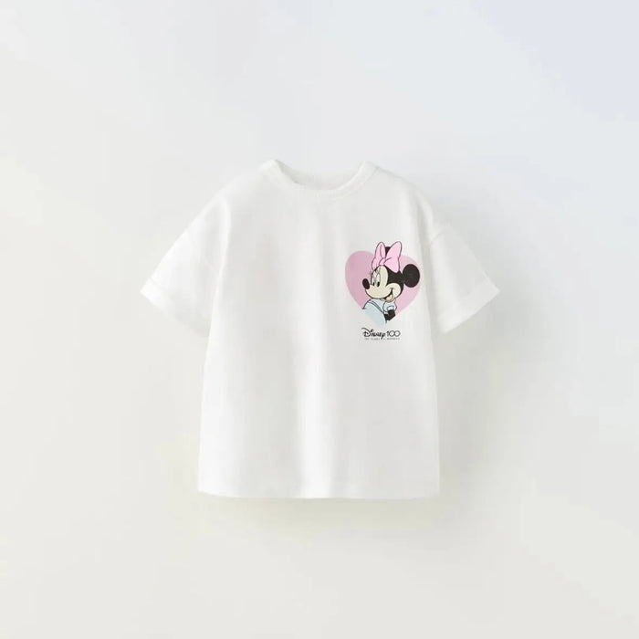 Minnie Mouse Cartoon Print Tee