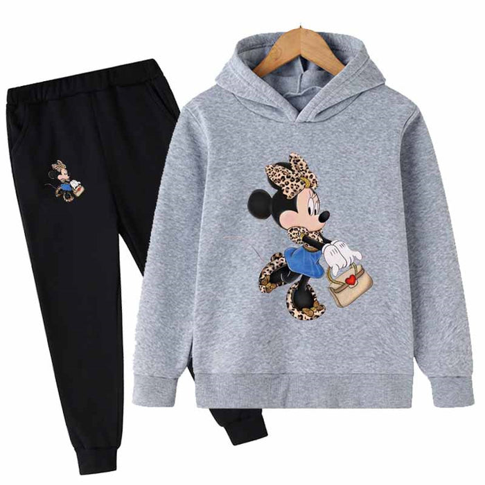 Minnie Mouse Casual Hoodies Set