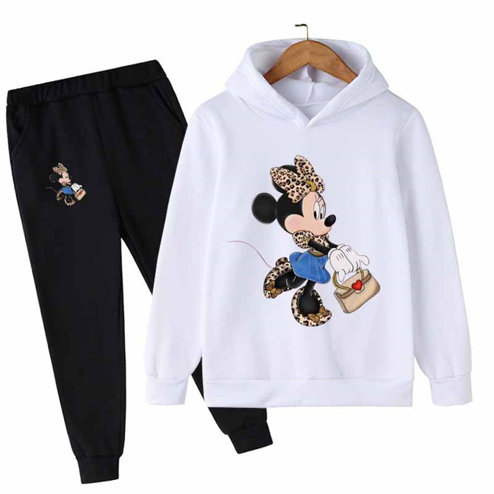 Minnie Mouse Casual Hoodies Set