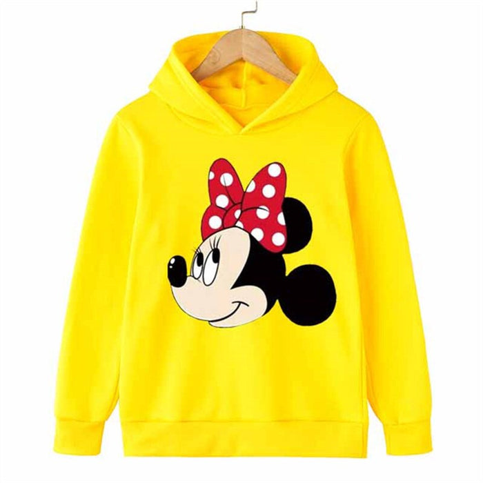 Minnie Mouse Printed Casual Hoodie