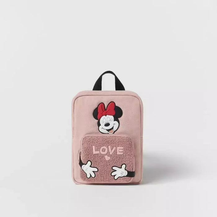 Minnie Mouse Themed Kids Bags With Zipper