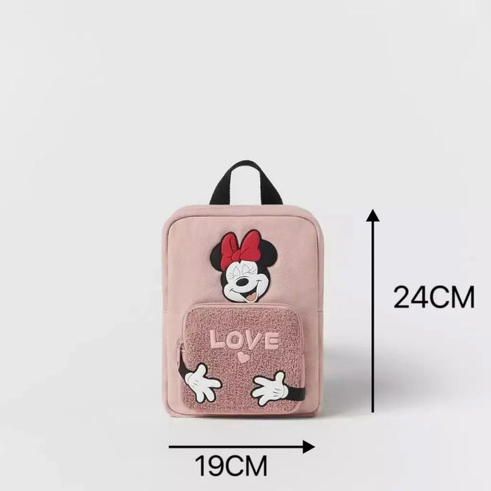 Minnie Mouse Themed Kids Bags With Zipper