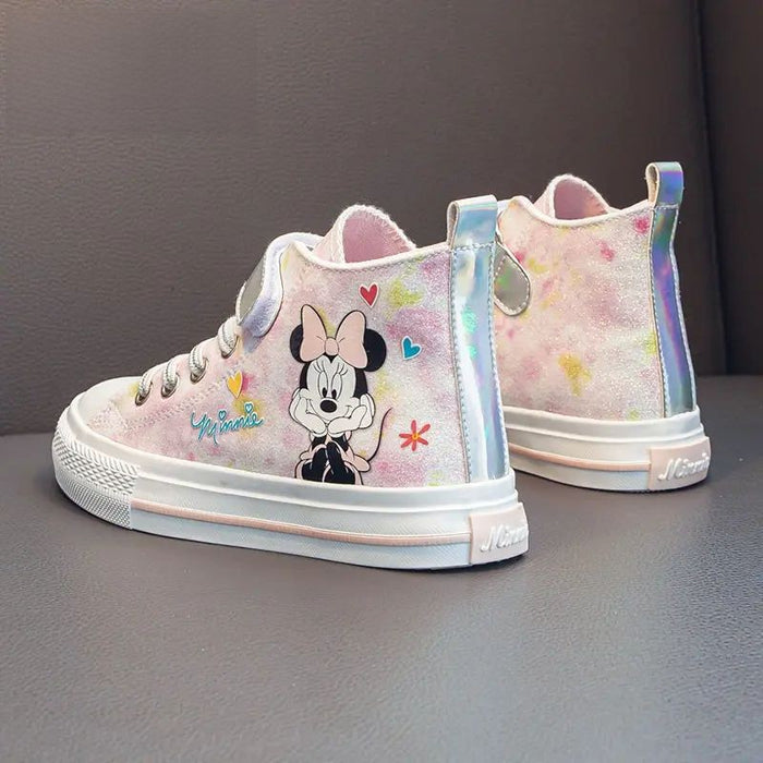 Minnie Printed Casual High Top Shoes