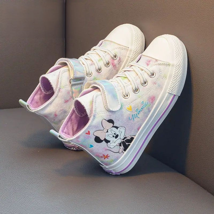 Minnie Printed Casual High Top Shoes