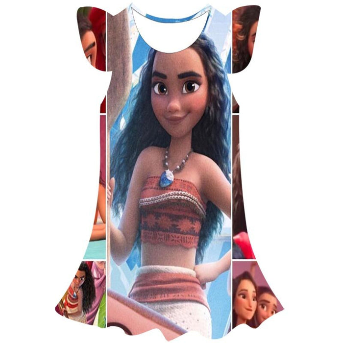 Moana Princess Casual Summer Dress