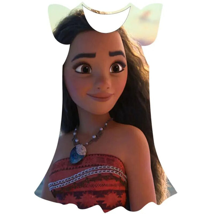 Moana Princess Casual Summer Dress