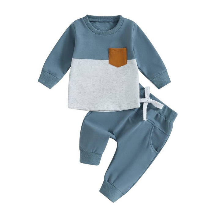 Modern Two Tone Toddler Tracksuits