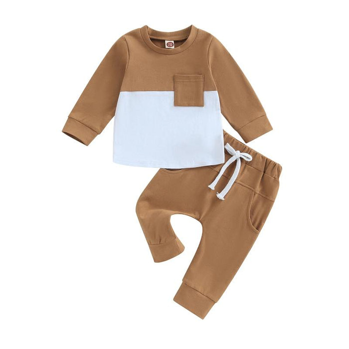 Modern Two Tone Toddler Tracksuits