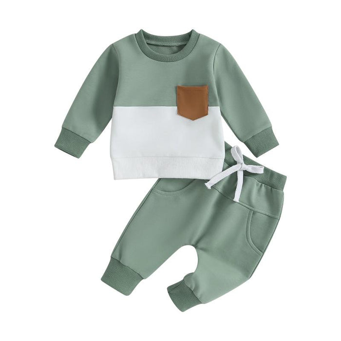 Modern Two Tone Toddler Tracksuits