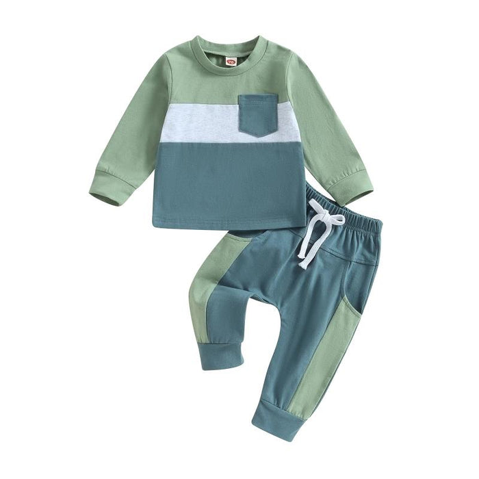 Modern Two Tone Toddler Tracksuits