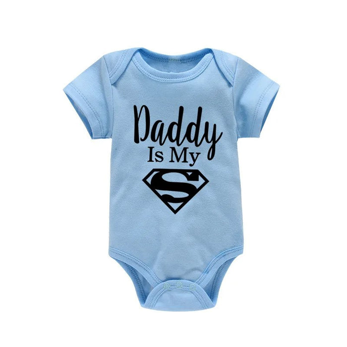 My Hero Funny Print Romper