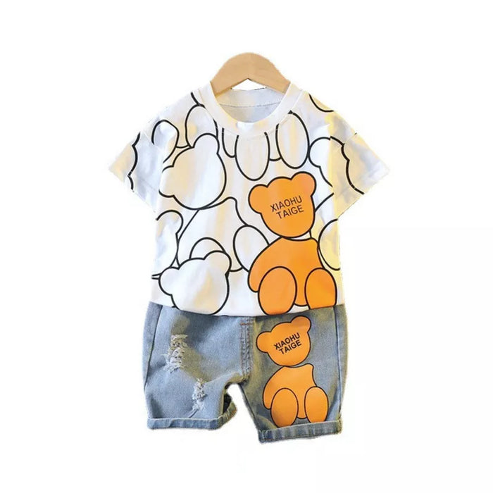 Teddy Bear Paws Toddler Outfit Set