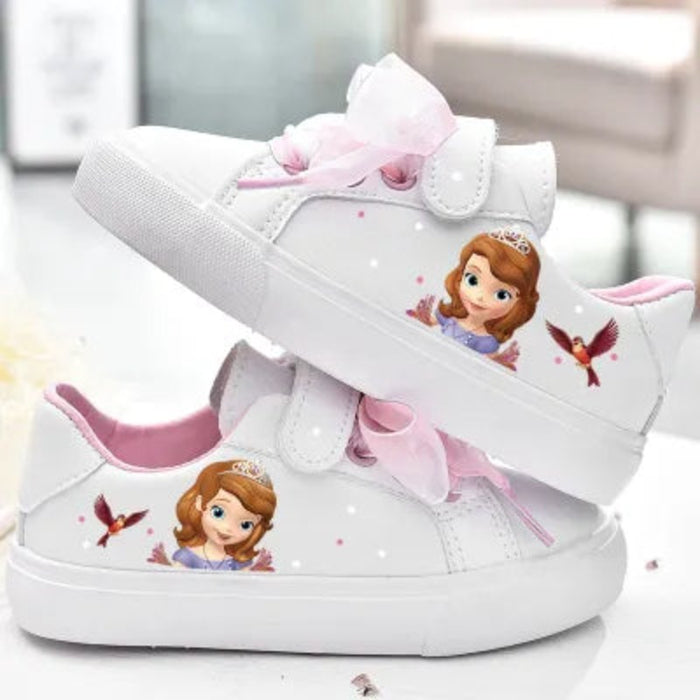 Non Slip Frozen Princess Flat Shoes