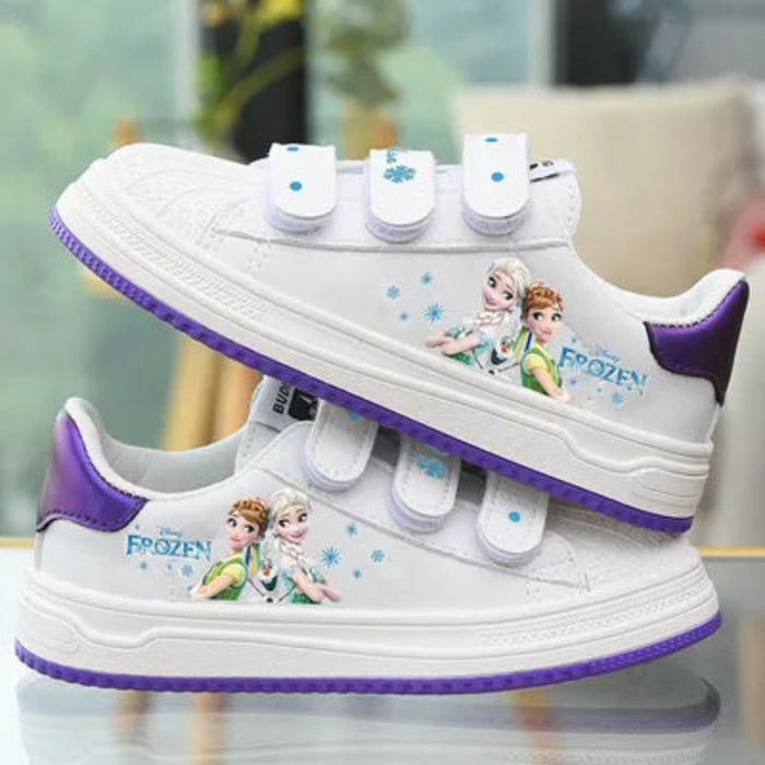 Non Slip Frozen Princess Flat Sneakers