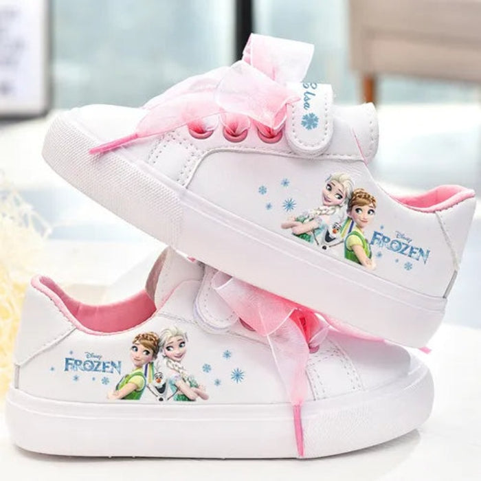 Non Slip Frozen Princess Flat Sneakers