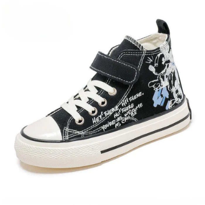 Non Slip Mickey Breathable Canvas Shoes