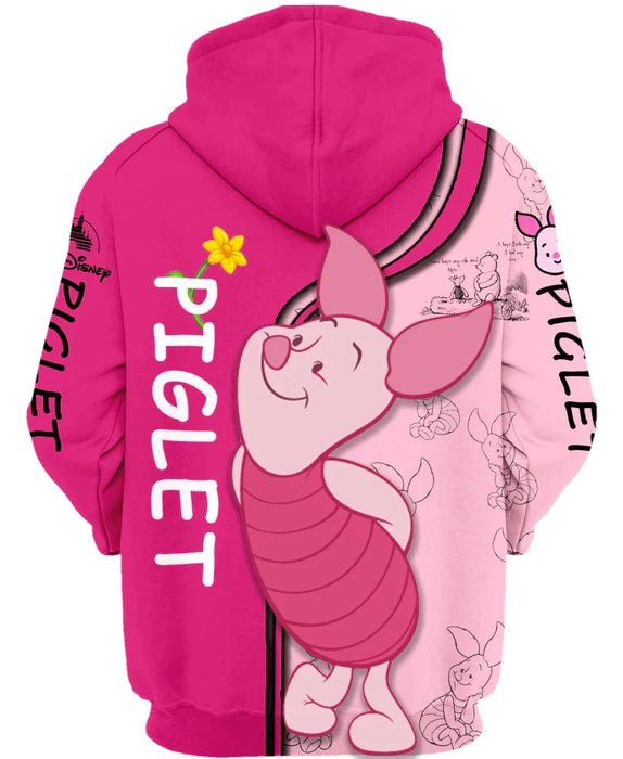 Children Piglet Zip Up Hoodie