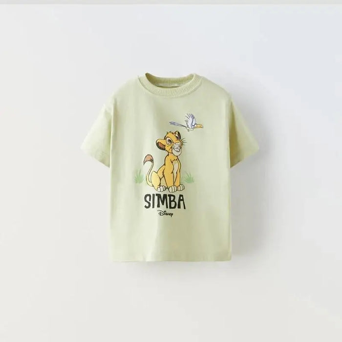 Playful Cartoon Print T Shirt