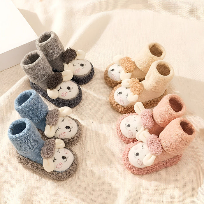 Plush Animal Sock Booties For Toddlers