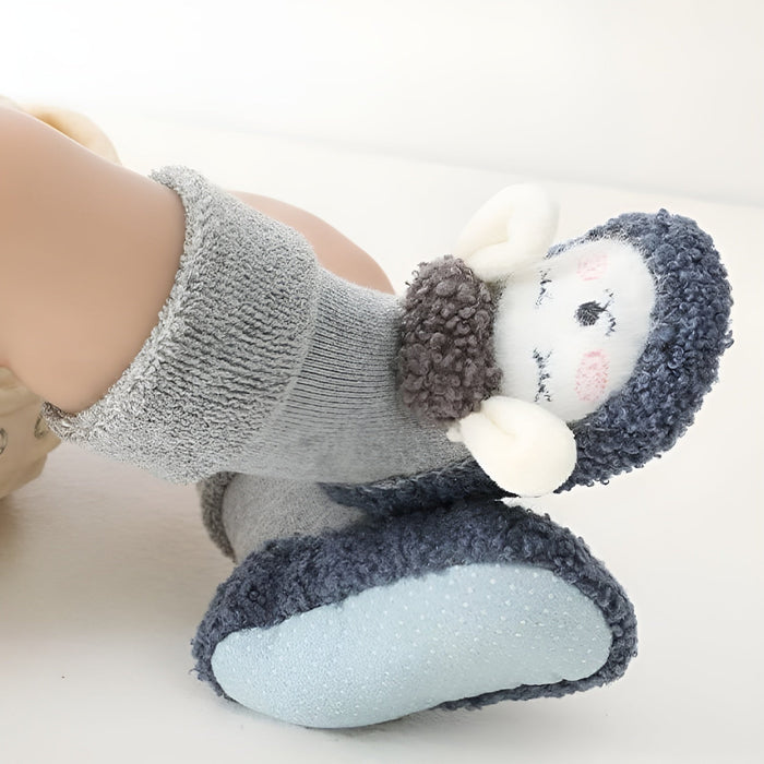 Plush Animal Sock Booties For Toddlers