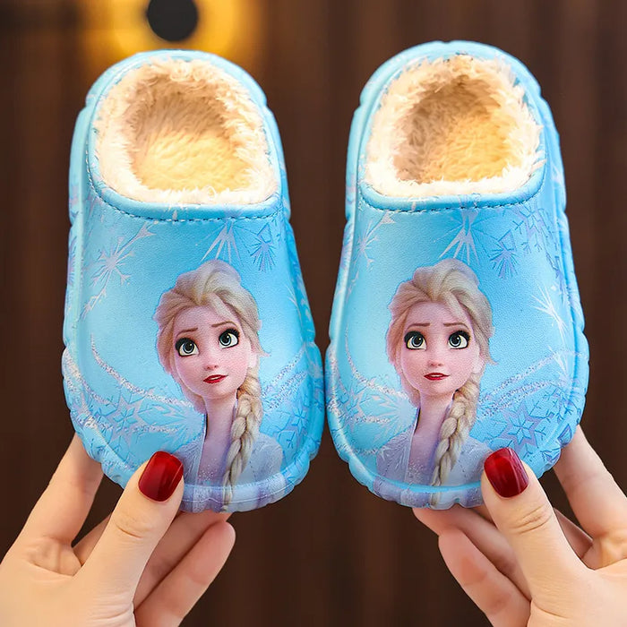 Princess Elsa Frozen Comfy Soft Sole Slides