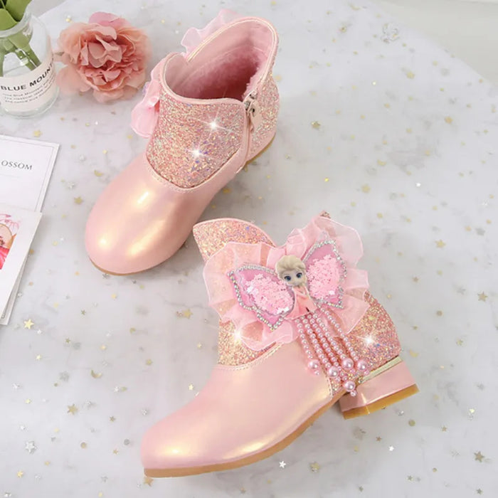 Princess Elsa Thickened Winter Boots