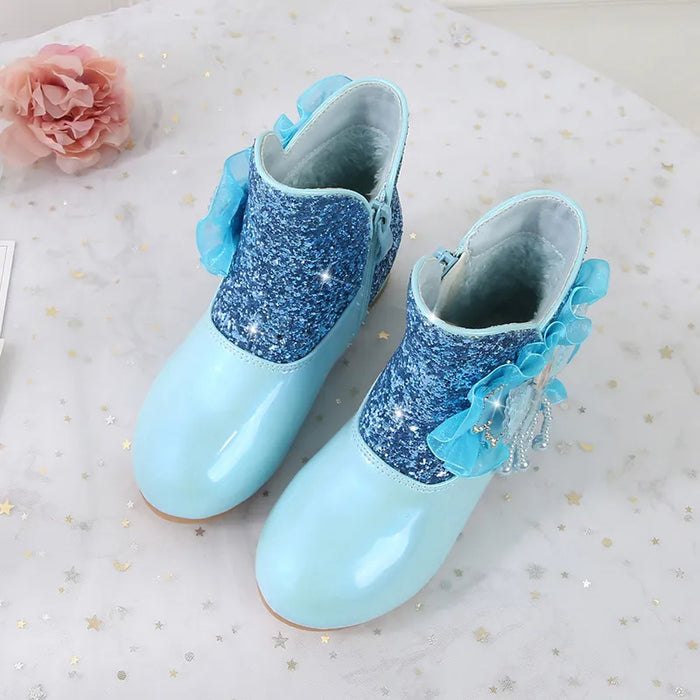 Princess Elsa Thickened Winter Boots