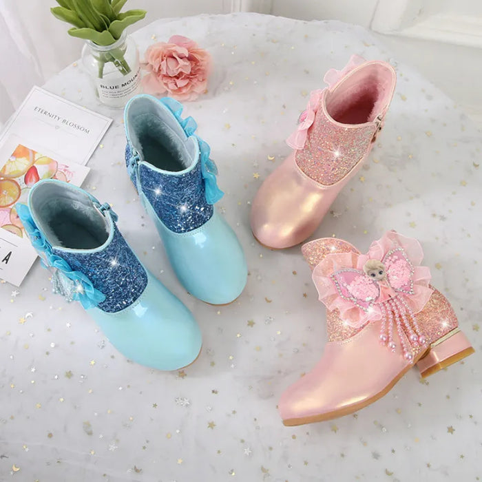 Princess Elsa Thickened Winter Boots