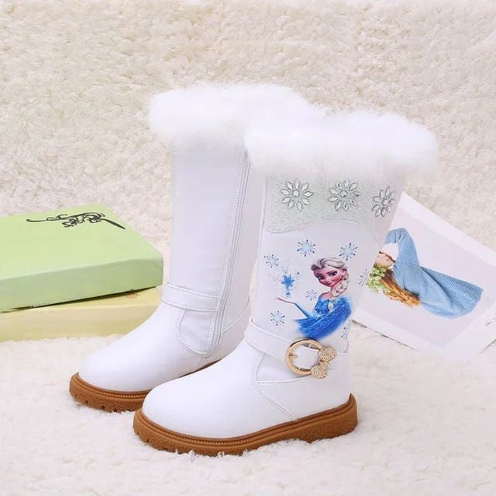 Princess Elsa Warm Winter Boots