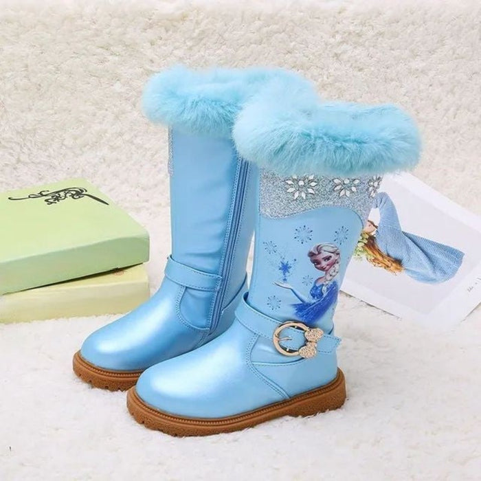 Princess Elsa Warm Winter Boots