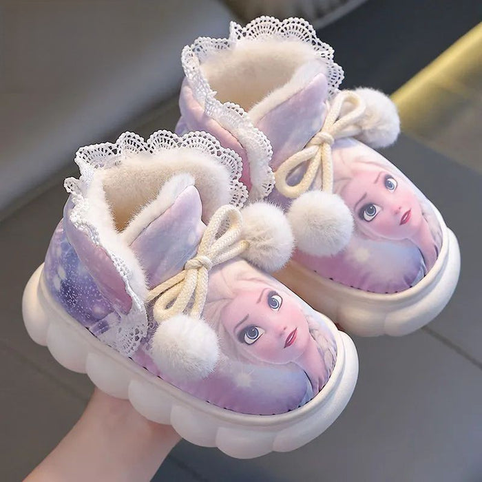 Princess Elsa Winter Thick Sole Slippers