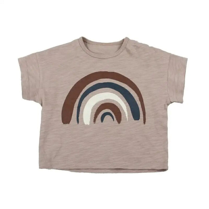 Printing Short Sleeve T Shirt For Toddlers