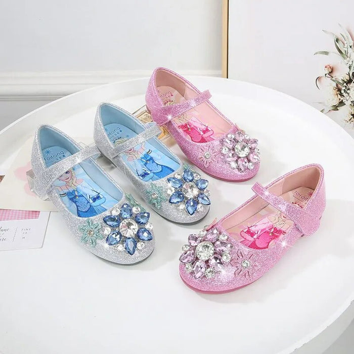 Rhinestones Artwork Printed Sandals