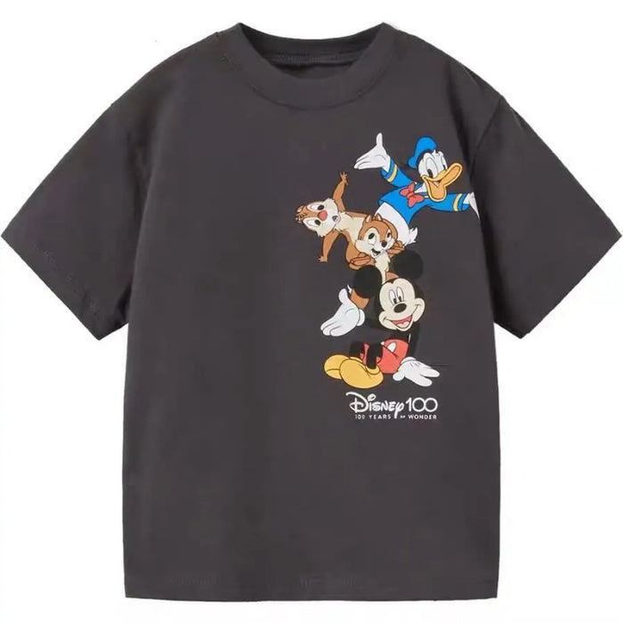 Round Collar Mickey Cartoon T Shirt