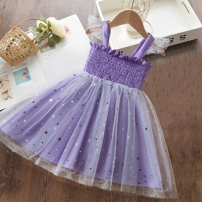 Sparkly Tulle Sleeveless Party Dresses