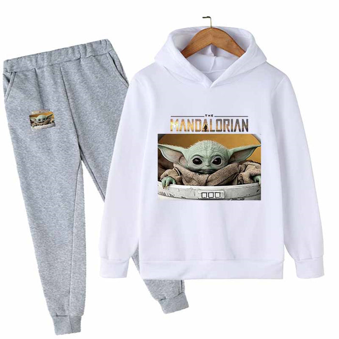 Star Wars Yoda Character Casual Hoodies Set