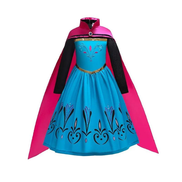 Starlit Princess Gown With Sheer Cape