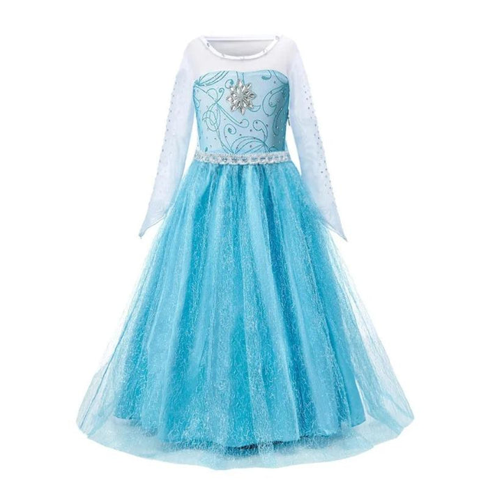 Starlit Princess Gown With Sheer Cape