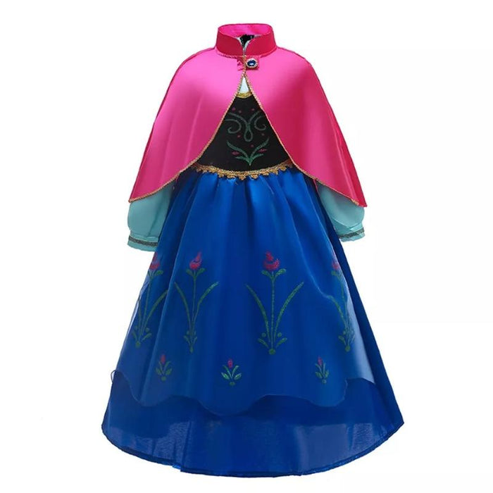 Starlit Princess Gown With Sheer Cape