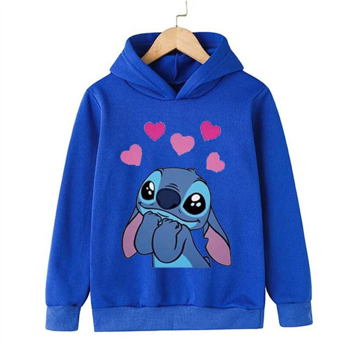 Stitch Spring Autumn Long Sleeves Hoodies