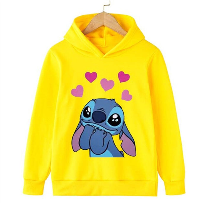 Stitch Spring Autumn Long Sleeves Hoodies