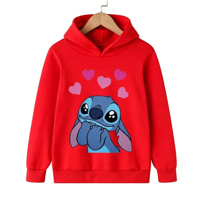 Stitch Spring Autumn Long Sleeves Hoodies