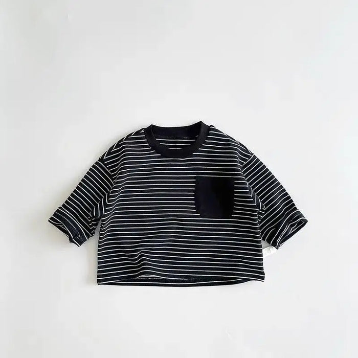 Strips Pattern Long Sleeve T Shirt