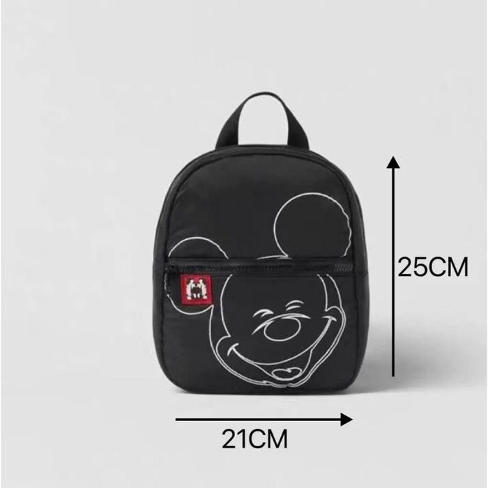 Stylish Mickey Canvas Backpack For Kids