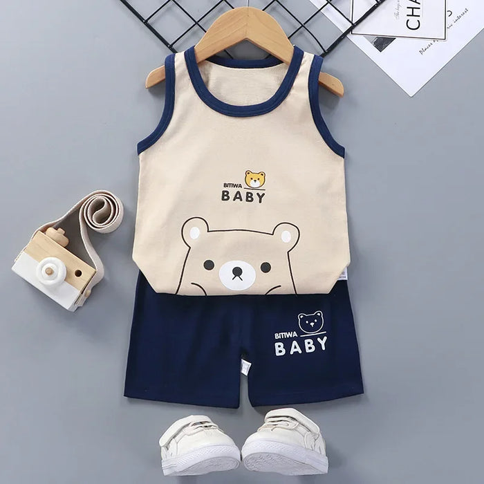 Toddler Astronaut Tank Top And Shorts Set