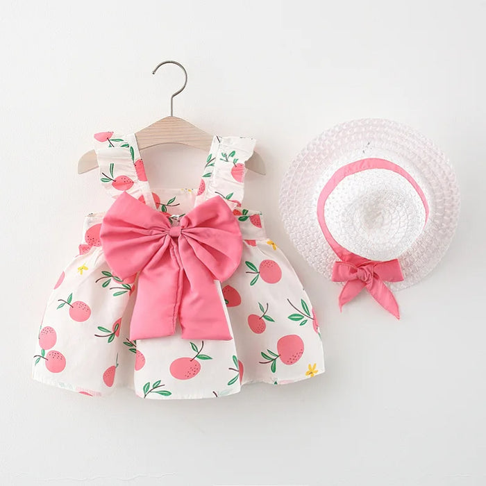 Summer Fruit Print Dress