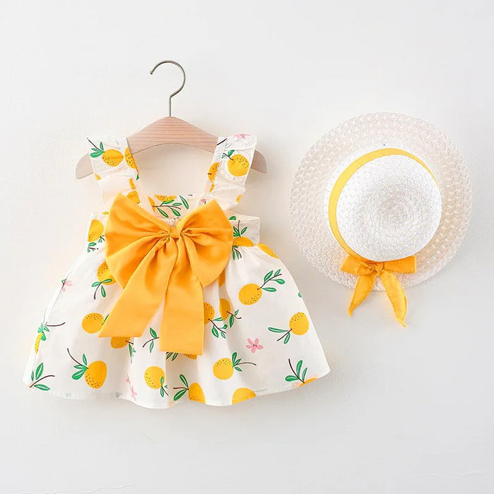 Summer Fruit Print Dress