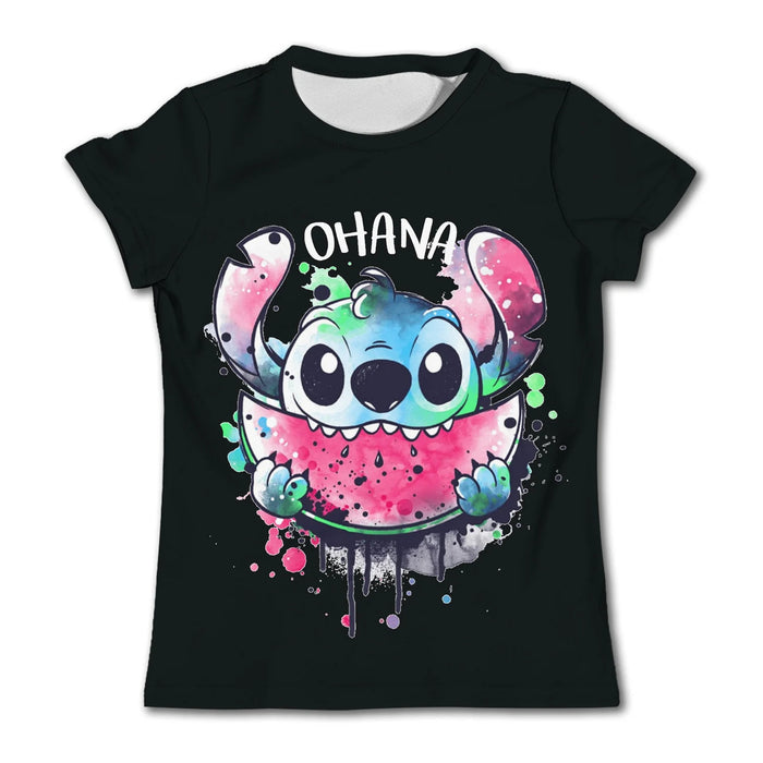 Kids Vibrant Watermelon Splash T Shirt